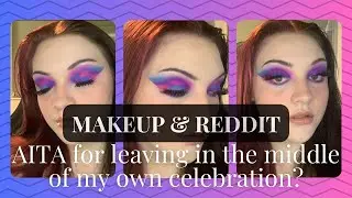 bisexual inspired eyeshadow pink, purple and blue checkered Makeup tutorial - makeup & reddit