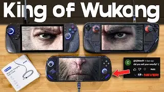 ROG Ally X против Steam Deck OLED против OneXfly | Black Myth Wukong