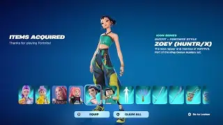 HOW TO GET KPOP DEMON HUNTERS ZOEY HUNTR/X SKIN IN FORTNITE!