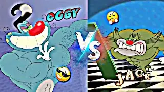 BRAZILIAN PHONK - OGGY AND JACK BODYBUILDING POWER❤️ || OGGY AND JACK ATTITUDE VIDEO || SUDIIII