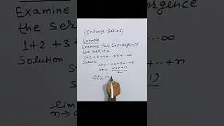 B.sc infinite series example solution by basic maths with Sudhir