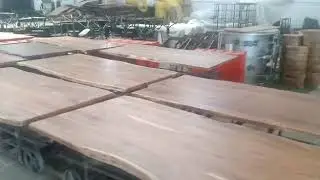 Live edge acacia wooden table tops