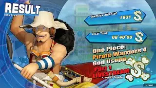 One Piece Pirate Warriors 4 - God Usopp (PART 1) LIVESTREAM