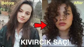 DÜZ SAÇTAN KIVIRCIK SAÇA!