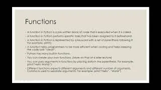 Functions and The "Print" Function - Python Basics Tutorial #1