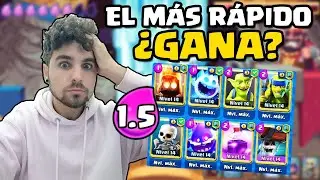EL MAZO MAS RAPIDO DE CLASH ROYALE! 1,5 ELIXIR! &iquest;GANAREMOS?