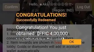 CLAIM FFIC ALL REWARD | FFIC REDEEM CODE | FFAC2YXE6RF2 | FREE FIRE REDEEM CODE