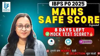IBPS PO Mains Mock Test Strategy Last 8 Days
