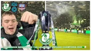 SHAMROCK ROVERS ARE THE LEAGUE OF IRELAND CHAMPIONS 2025🟢⚪️🏆