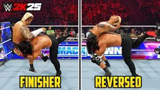30 Best Reverse Finisher Versions You Can Do in WWE 2K25