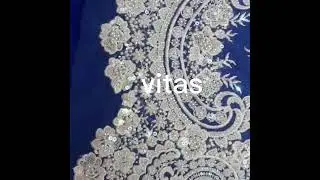 1296060  3D flower lace fabric