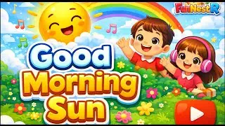 Good Morning Sun Song for Kids | Wake Up & Learn with FunNestR