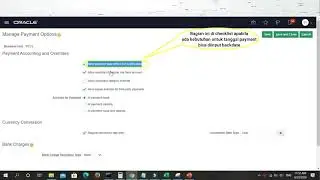 Oracle Fusion PTP Part 19   Payables Setup Manage Payment Options