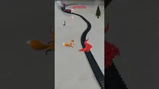 Fox and crocodile 🦊 🐊 | Fox Video | Crocodile Video | Fox Cartoon | Crocodile Cartoon Video