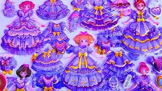 Lavender Dress up Collection | Sweet Girl Lavender Dress up Change | Dress |  Make up #sticker #diy