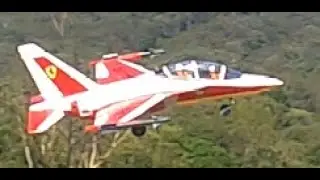 Ferrari Yak 130 no gyro no flap landing  With Steves Freewing A10