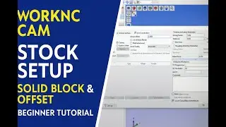 WorkNC  Lesson -3 Stock Setup Complete Guide | Stock Initialization & Global Offset Explained