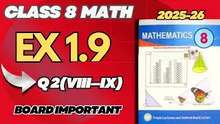 Class 8 Ex 1.9 Q1 (viii-ix) | Square Root Digits | Step by Step Urdu Guide
