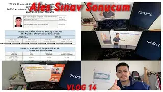 ALES SINAV SONUCUM AÇIKLANDI ! 1 KPSS ÖĞRENCİSİ❗️ VLOG 14 #kpss2024 kpss2024 #yks2024 #ales #dgs