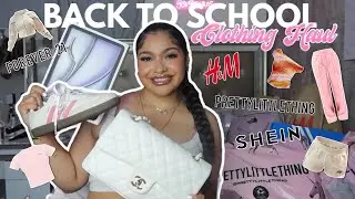 ПРИМЕРКА ОБРАТНО В ШКОЛУ ЗА 900+ ДОЛЛАРОВ | plt, shein, apple, h&m и многое другое!