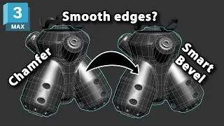 An introduction to Smart Bevel in 3ds Max 2027