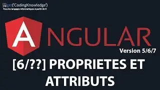 [6/??] Les propri&eacute;t&eacute;s et les attributs | Angular 5 pour D&eacute;butants | Tuto FR 2018
