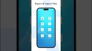 Export and Import Files - Video Saver PRO TUTORIAL