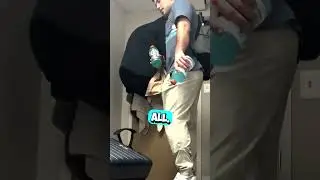 She Hid Behind the Door to Prank Her Boyfriend 😳 #shorts