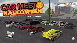 ORGANIZE UN CAR MEET DE HALLOWEEN🎃👻(car parking multiplayer)