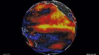 one year time lapse of the 2015-2016 El Ni&ntilde;o event