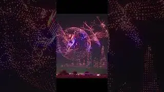 5,000 DRONE SANTA 🎅🏻 #droneshow #christmas