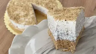 Torta di NATALE per 10 Minuti (Senza Forno,Senza Cottura) che si scioglie come NEVE ‼️‼️