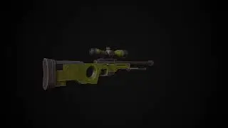 AWP Sniper rifle turntable