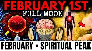 FULL MOON on February 1st MARKS The Beginning of an INCREDIBLY Intense SPIRITUAL MONTH!