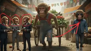 A Tiny Monkey&rsquo;s Life Transformation Through Struggle  Emotional & Inspiring Story