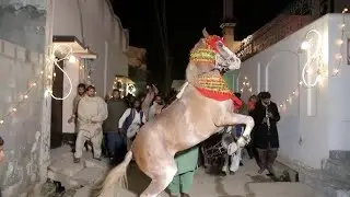 Amazing Horse Dance with Dhool in Pakistan || Mehndi Function in Pakistan