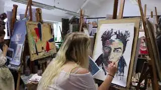 Fine Art workshop with guest artist
