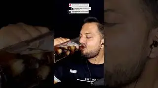 COLD ICED🥶🧊 COKE🍷 #satisfying #asmr #sleep #shorts