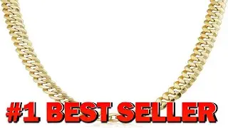 Au Naturale 14k Yellow Gold Miami Cuban Link Chain Necklace (9.3 mm - B0912XNVRY