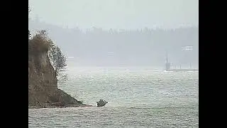Sub Entering Hood Canal - November 6, 2025