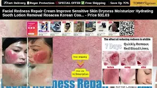 Facial Redness Repair Cream: Soothe Sensitive Skin & Rosacea | #KoreanSkincare