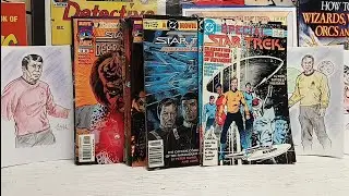 EP 986 A Batch  of Star Trek Comics from 80s & 90s from DC & Marvel Comics.