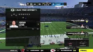 Packers vs Panthers dec league