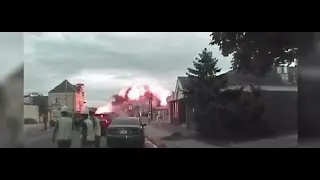 USA Polizei Dashcam filmt massive Gas Explosion in Wisconsin