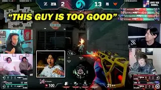 Streamers React to FULL SENSE Dominating ZETA DIVISION With INSANE Plays (Map 2) | VCT Pacific