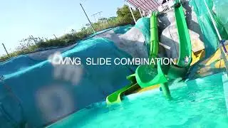 Tube Slide & Sledge Slide & Diving Slide Combination-CMWaterparks TS11 Water Park Equipment