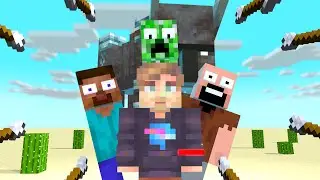 MrBeast Becomes Herobrine to Beat the Traps! | Minecraft Animation