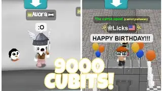 SURPRISING MY BROTHER WITH 9k CUBITS! - (Cubic Castles)