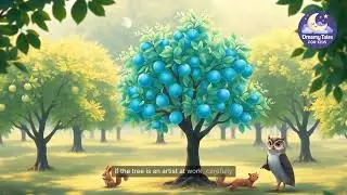 The Apple Tree That Painted Its Leaves Blue 🌳💙 | Bedtime Story for Kids