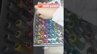 🍑Hand Lettering using Karin Brushmarker Pro-soft peach1